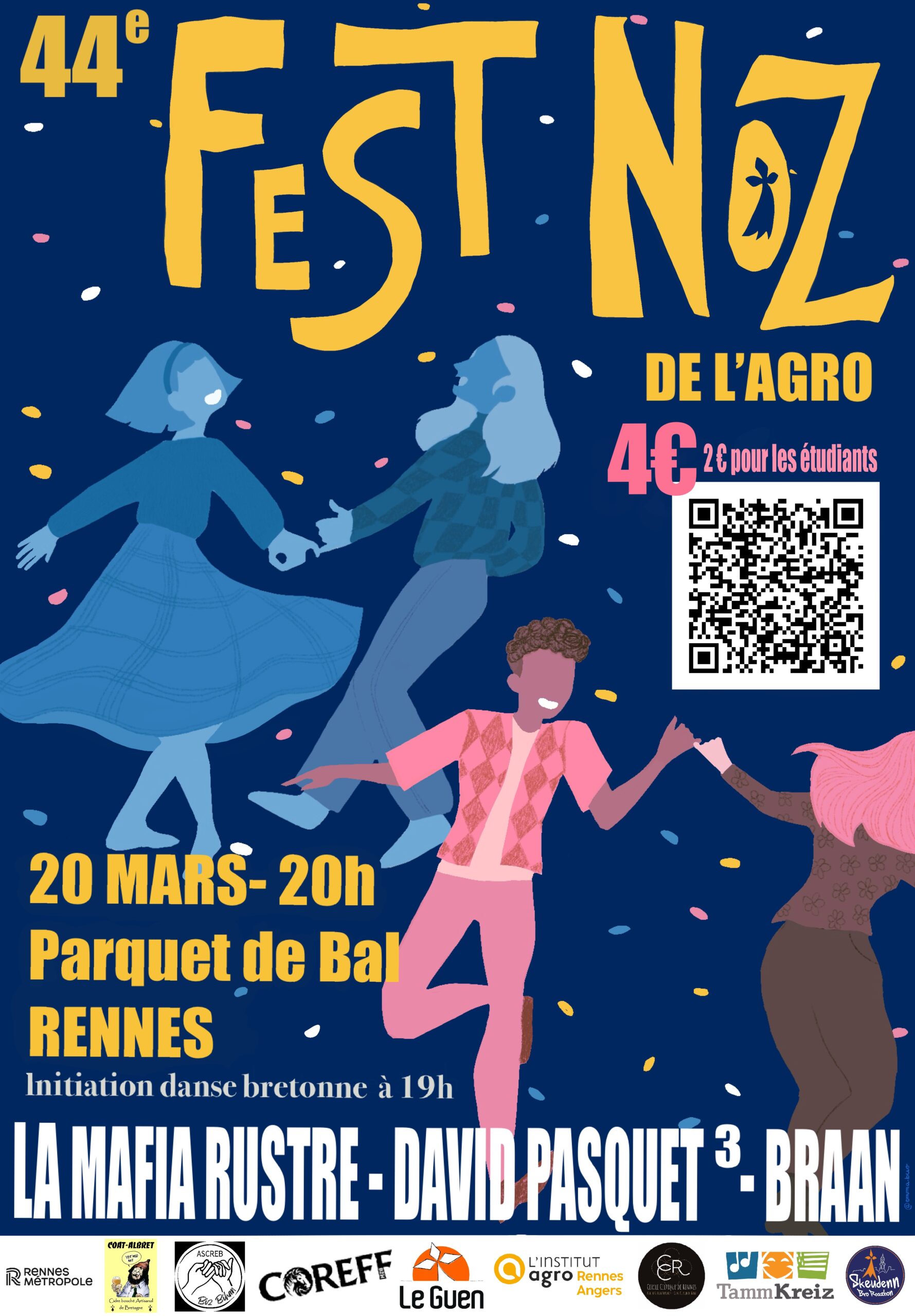 Affiche fest-noz de l'agro